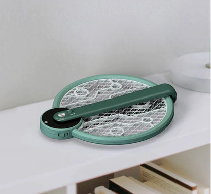 Foldable Electric Mosquito Swatter with Rechargeable Battery