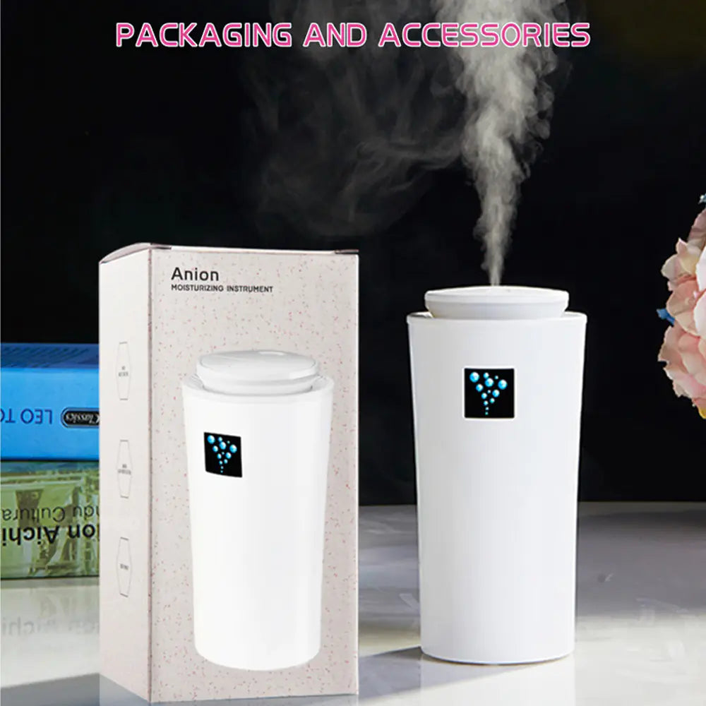 New Mini O III USB Car Humidifier with LED Night Light