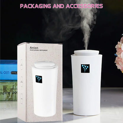 New Mini O III USB Car Humidifier with LED Night Light