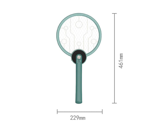 Foldable Electric Mosquito Swatter with Rechargeable Battery