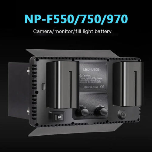 NPF550/F750/F970 Full Decode Camera Battery Set