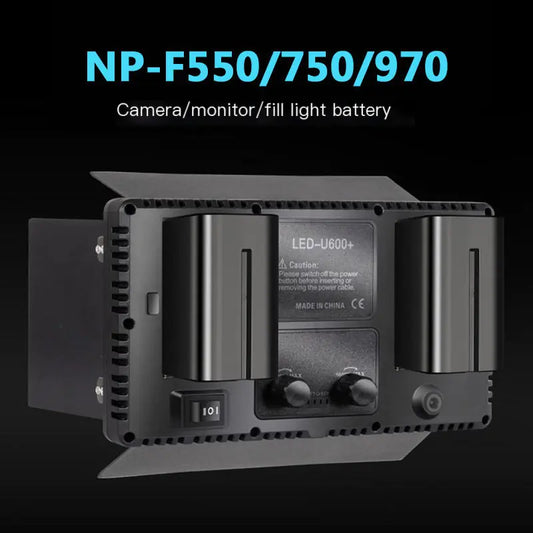 NPF550/F750/F970 Full Decode Camera Battery Set
