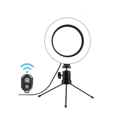 6-Inch Desktop Ring Light for Live Streaming and Makeup