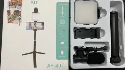 Mini Rechargeable Pocket Fill Light Set for Selfies