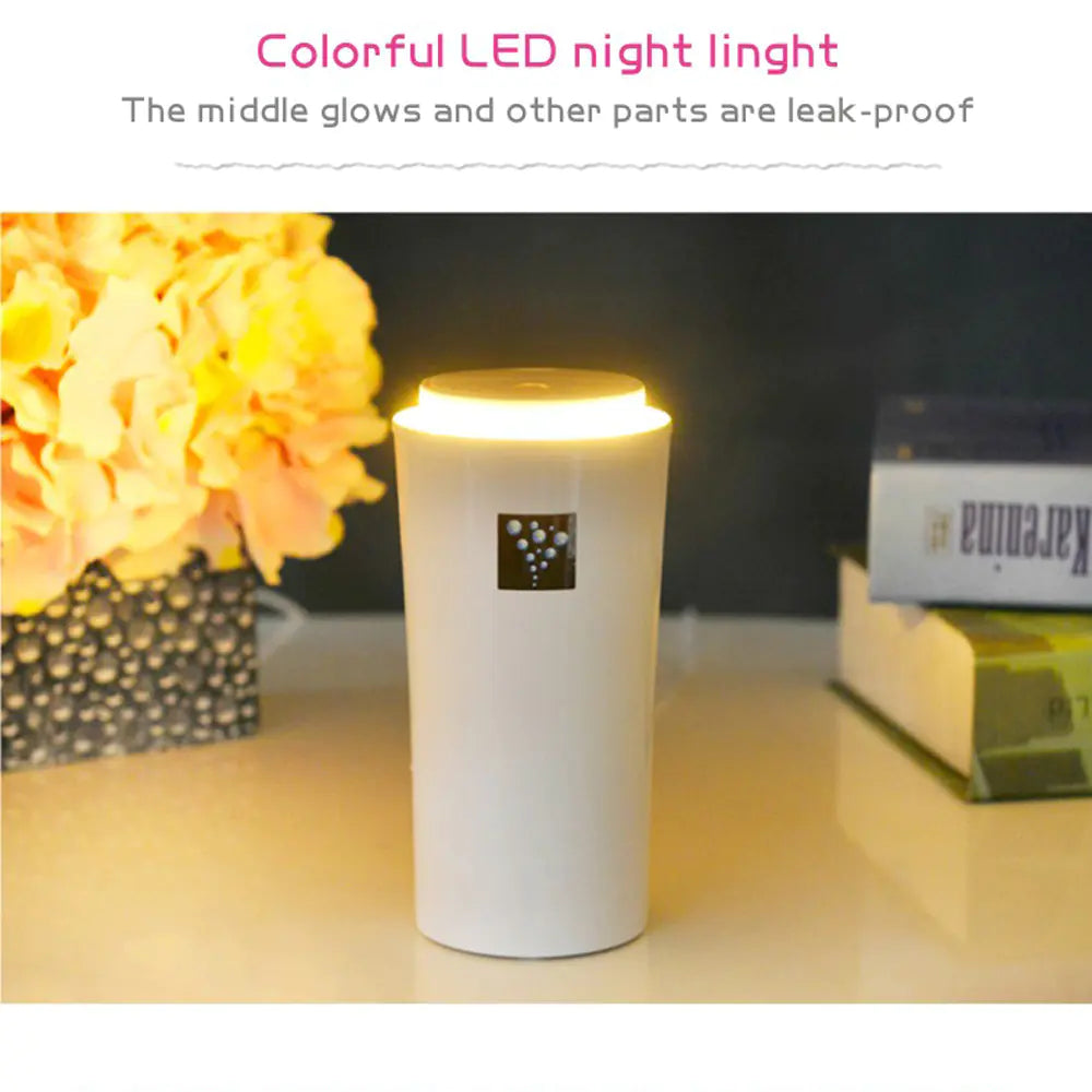 New Mini O III USB Car Humidifier with LED Night Light