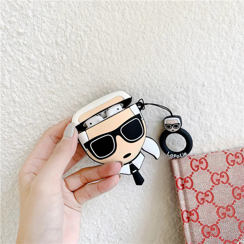 3D Cartoon Protective Case for Apple AirPods 2