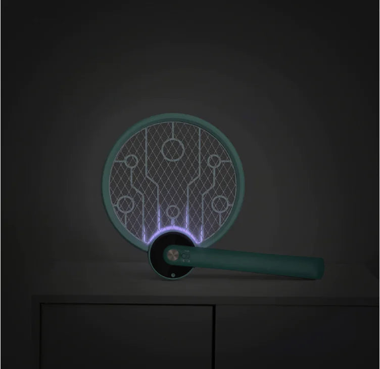 Foldable Electric Mosquito Swatter with Rechargeable Battery