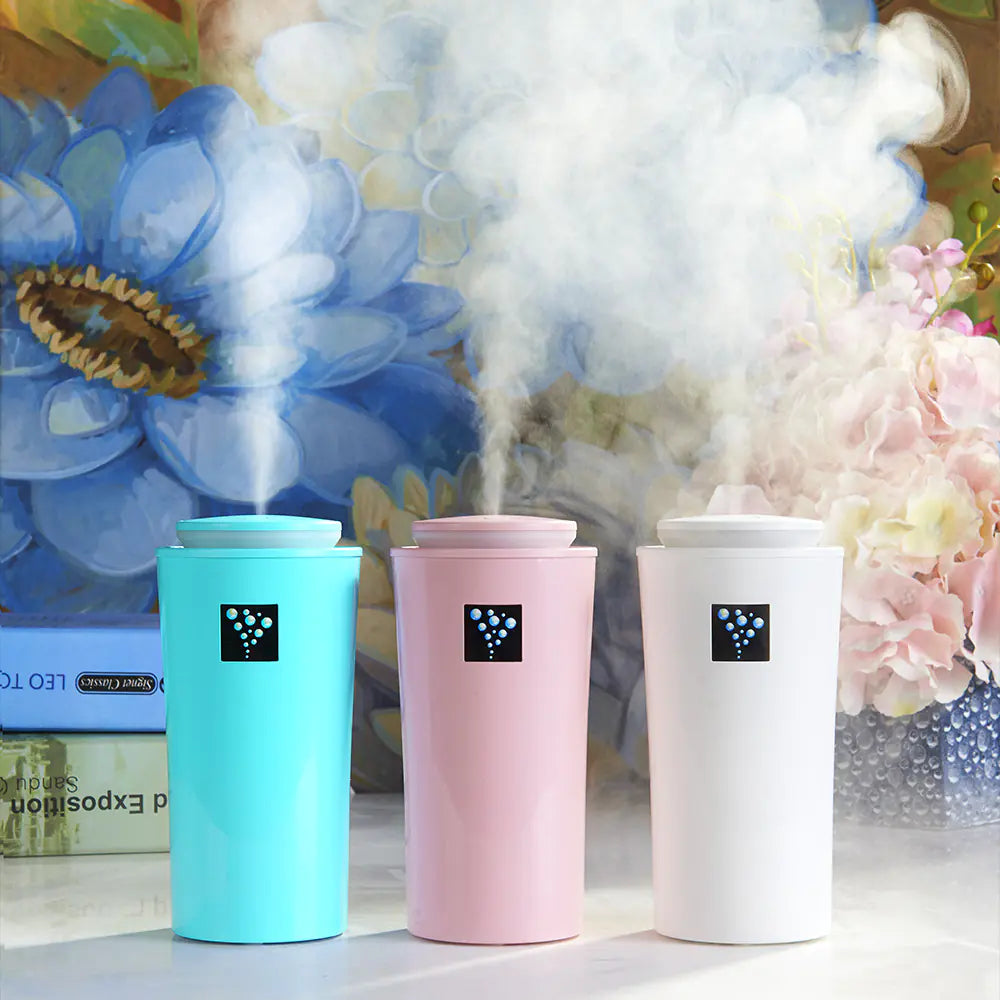 New Mini O III USB Car Humidifier with LED Night Light