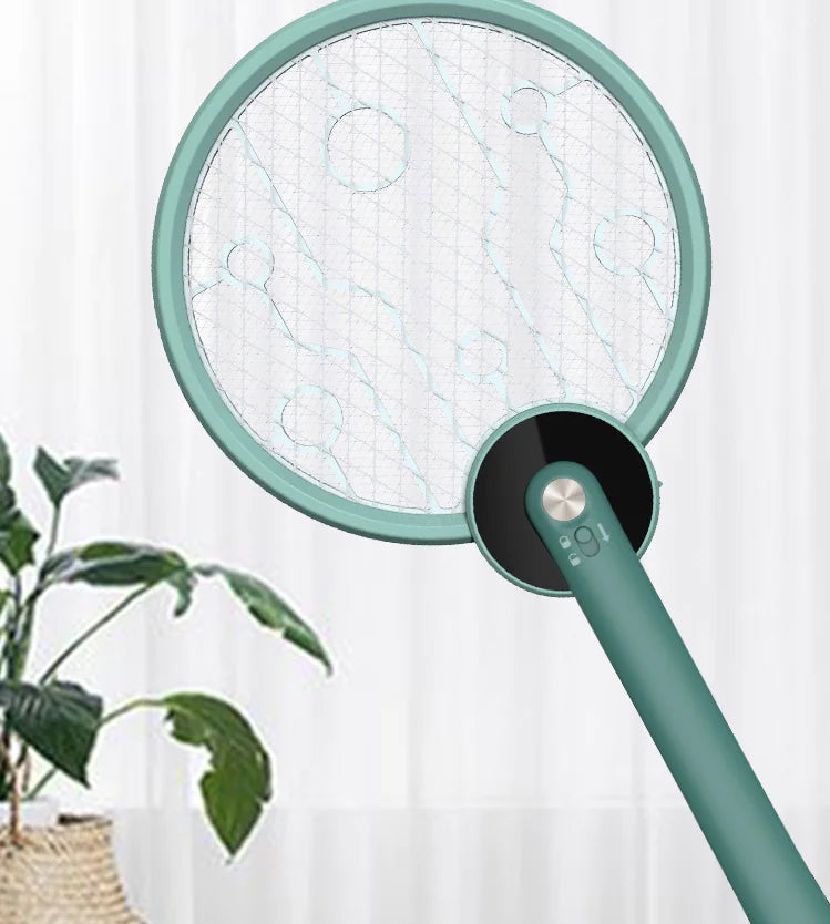 Foldable Electric Mosquito Swatter with Rechargeable Battery