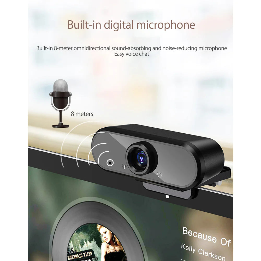 1080P HD Webcam for Home and Video Conferencing