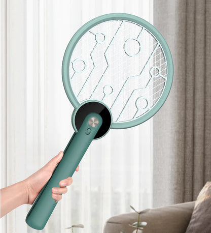 Foldable Electric Mosquito Swatter with Rechargeable Battery