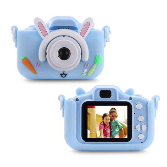 VIVITAR Kids Tech - Kids Camera 2" Screen for Joyful Moments - Snap 12MP Pics Record 1080p HD Videos Build in Games Durable Drop-Proof Case USB Rechargeable for Non-Stop Fun