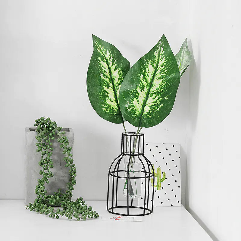 Decorative Wall Plants - Faux Monstera Leaves for Events