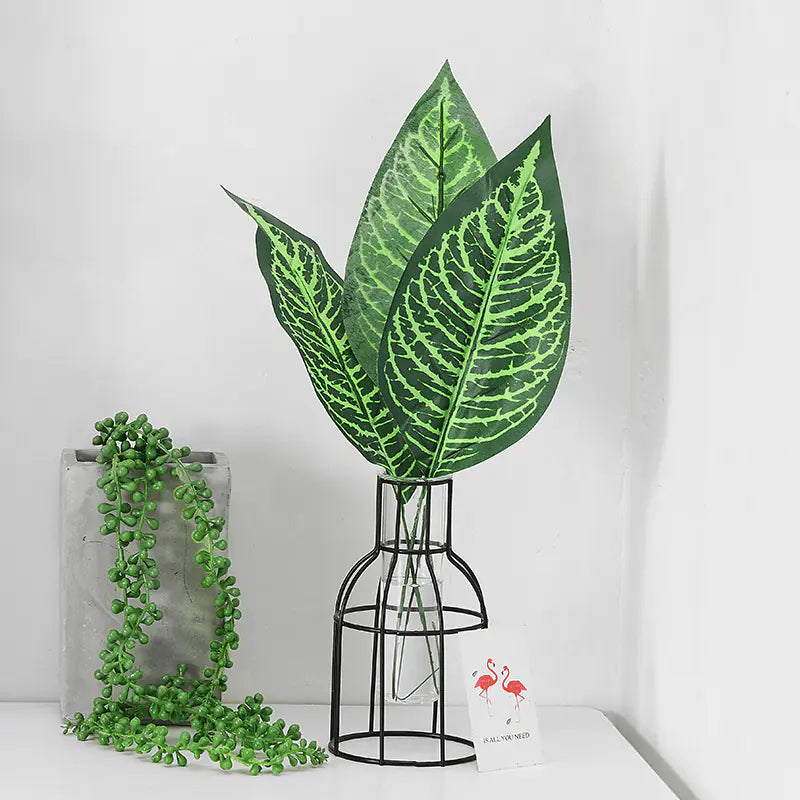 Decorative Wall Plants - Faux Monstera Leaves for Events