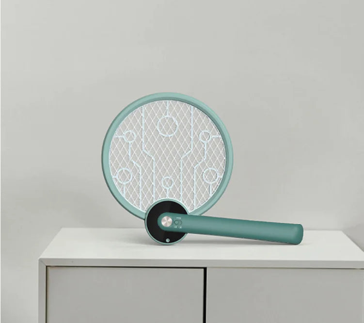 Foldable Electric Mosquito Swatter with Rechargeable Battery