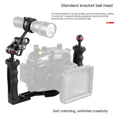 Metal Plastic Handle Underwater Camera Accessory