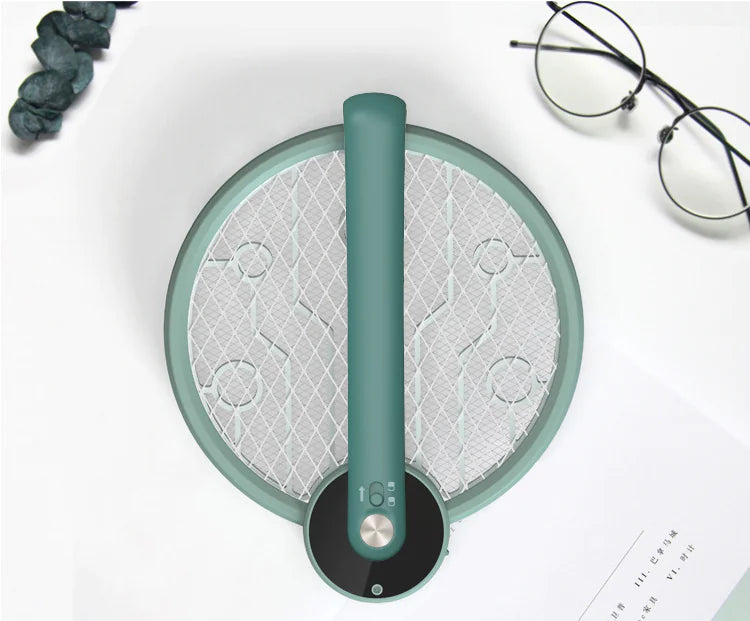 Foldable Electric Mosquito Swatter with Rechargeable Battery