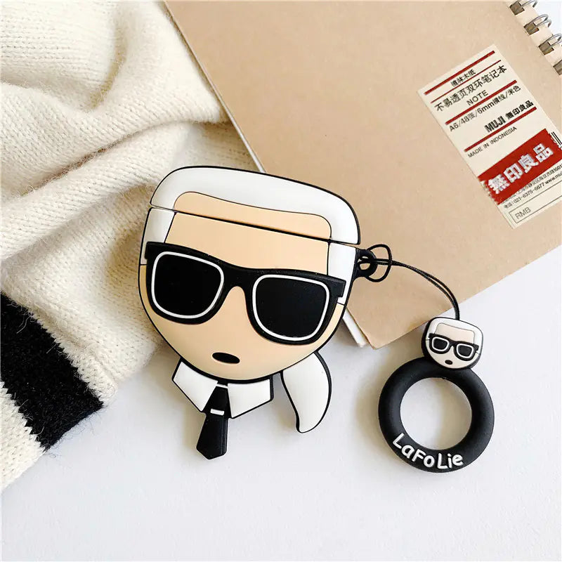 3D Cartoon Protective Case for Apple AirPods 2