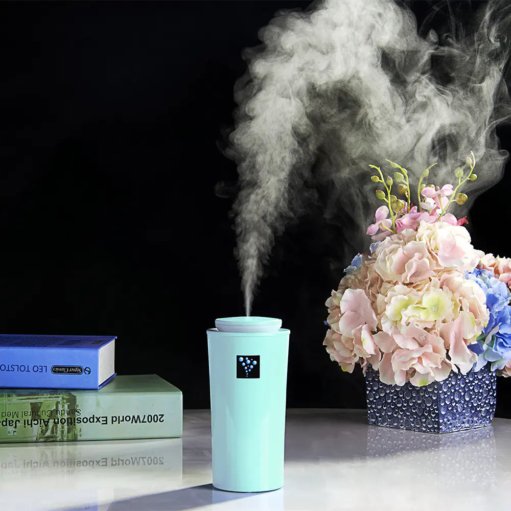 New Mini O III USB Car Humidifier with LED Night Light